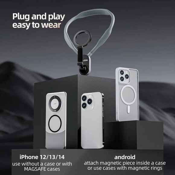 TELESIN MagSafe Neck Mount POV for iPhone 16/15/14/13/12 & Android - Picture 9 of 14